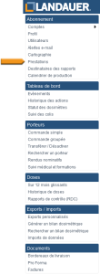 gérer les prestations disponibles à votre abonnement de dosimétrie
