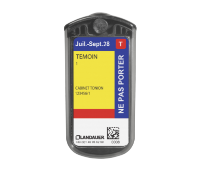 dosimètre témoin passif